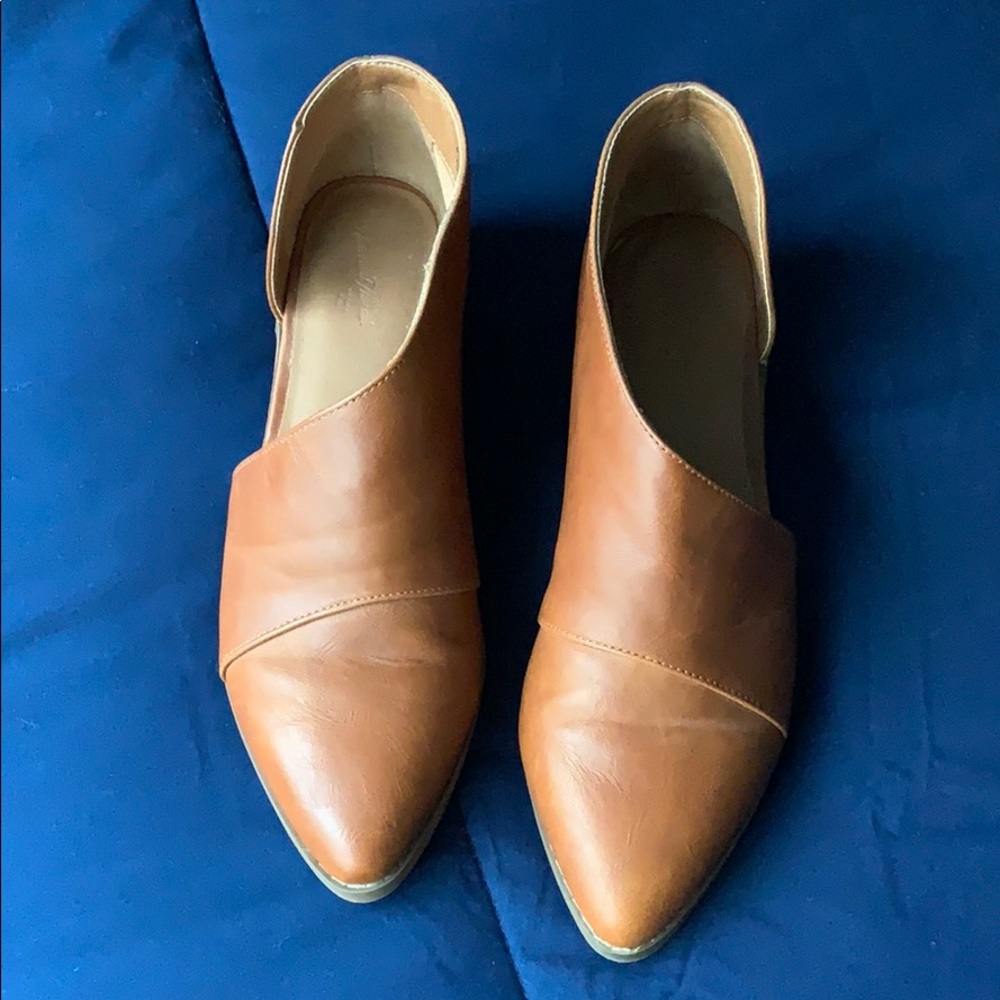Barely worn open boots